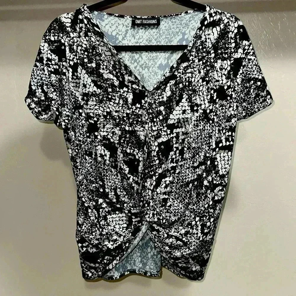 V-neck top